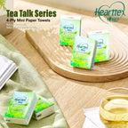 Hearttex Green tea pocket tissue 8 pack/a bag