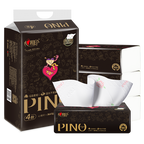 Hearttex Premium Facial Tissue 4Ply 90 Sheet 24 Boxes FSC Extremely Soft Midnight Rose Design