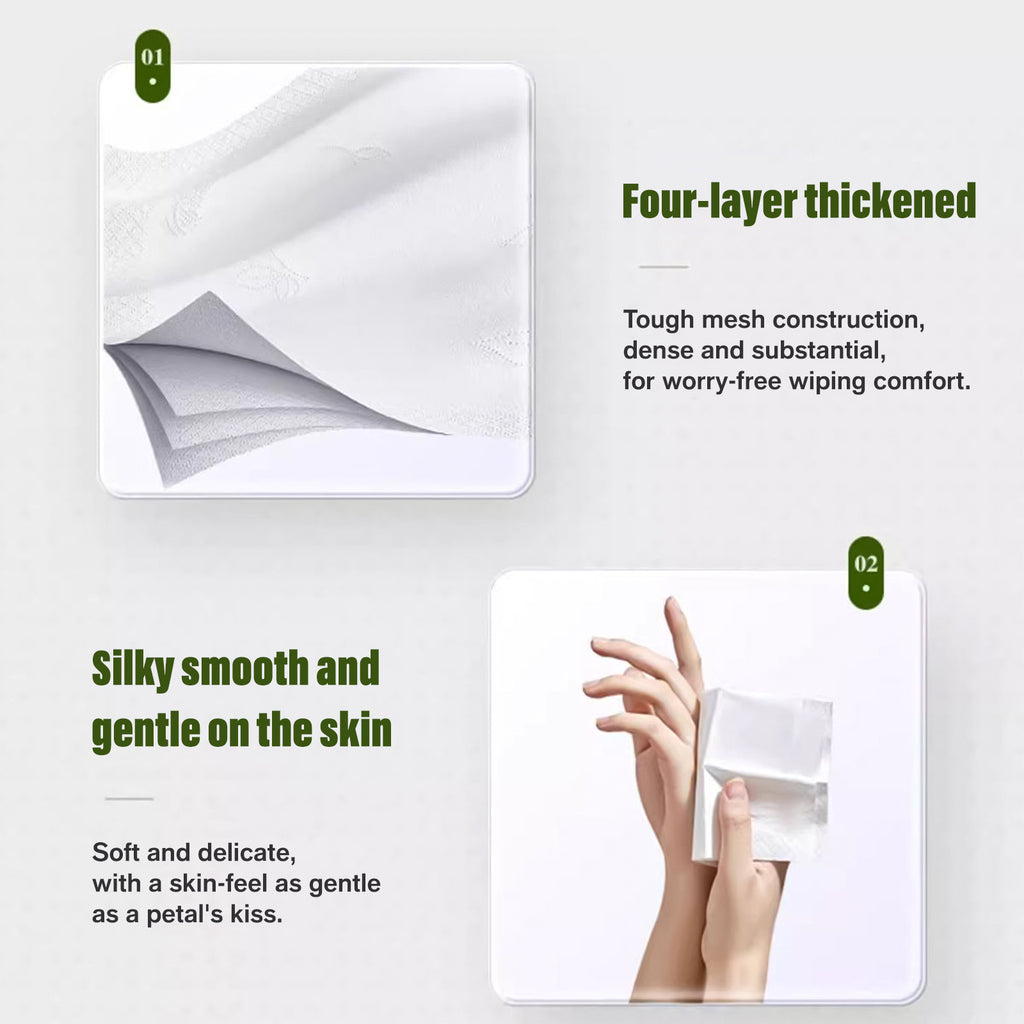 Hearttex Green tea pocket tissue 8 pack/a bag