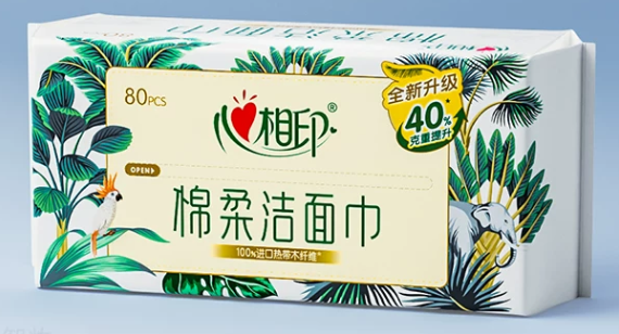 Hearttex cotton facial tissue  3bag for 10